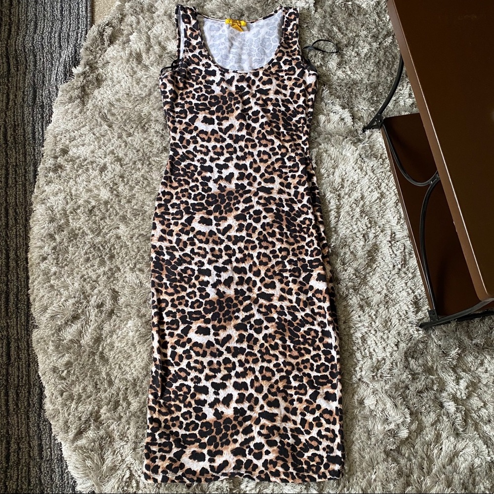 Cheetah Print Dress